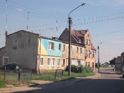 Kamieniczki mieszczaskie na przedmieciach Wolina
